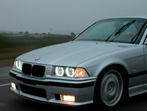 BMW angel eyes, BMW demon eyes in an E36 M3